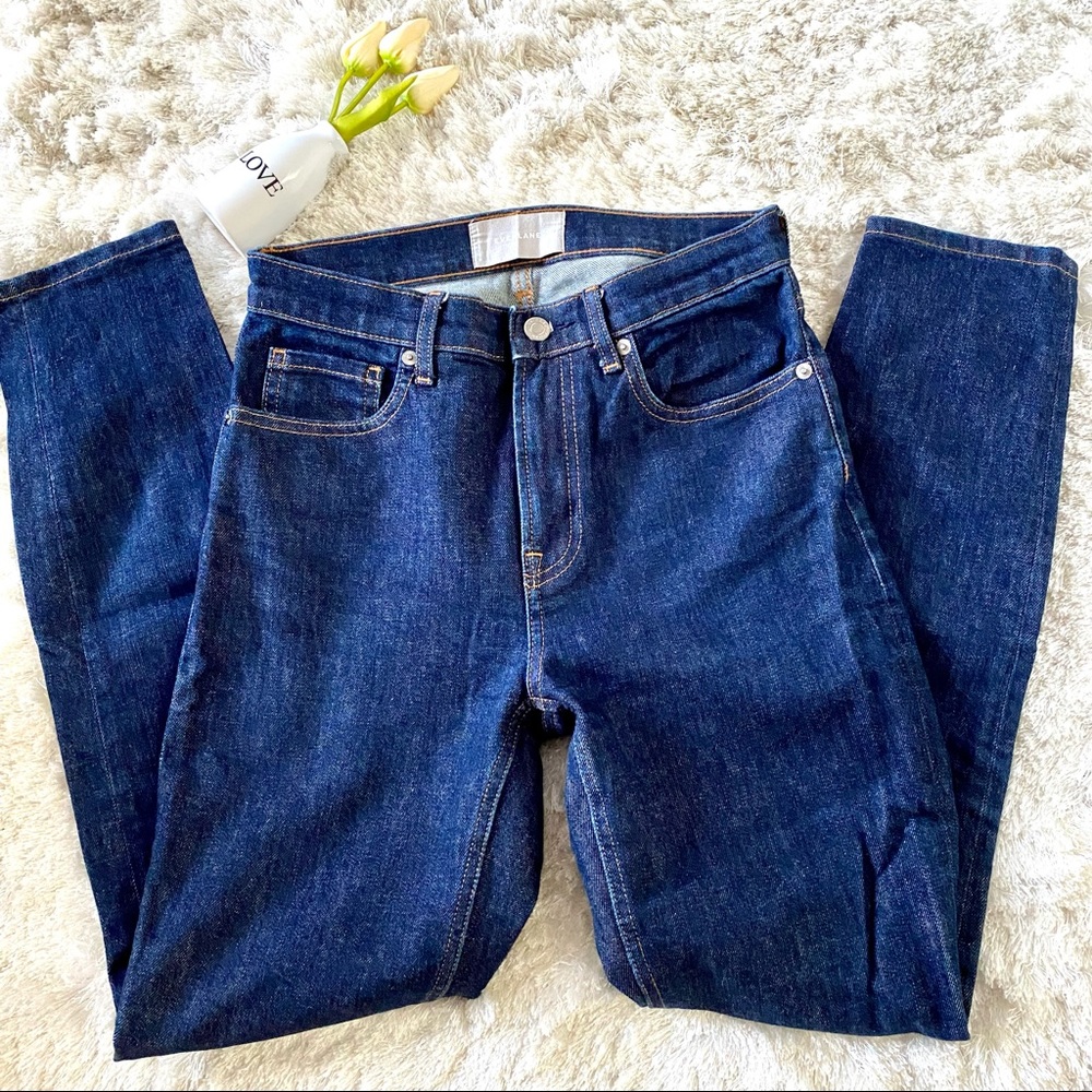 Everlane The High-Rise Skinny Jean Size 26 Indigo - Picture 13 of 16